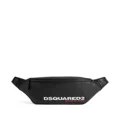 Dsquared2 logo-print leather belt bag - Black