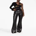 TOM FORD flared leather trousers - Black