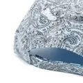 Philipp Plein paisley-print baseball cap - Blue