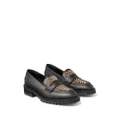 Jimmy Choo Deanna stud-embellished loafers - Black