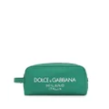 Dolce & Gabbana Nero logo-print wash bag - Green