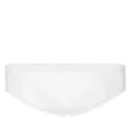 Dolce & Gabbana logo-patch swim trunks - White