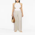 Missoni sequin-embellished wide-leg trousers - White
