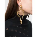 Moschino melted-charm dangle earrings - Gold