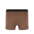 TOM FORD logo-waistband stretch-cotton boxers - Brown