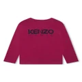 Kenzo Kids Boke Flower round-neck T-shirt - Purple
