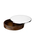 Christofle Uni large silver-plated round storage box