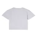 Palm Angels Kids logo-print cotton T-shirt - Grey