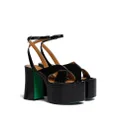 Marni patent-leather platform sandals - Black