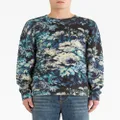 ETRO floral-print virgin wool jumper - Blue