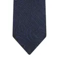 ETRO jacquard printed silk tie - Blue