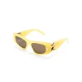Stella McCartney Eyewear Falabella rectangle-frame sunglasses - Yellow