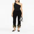 Rabanne studded-ankles cropped trousers - Black