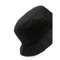 Kenzo logo-embroidered bucket hat - Black