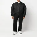 Calvin Klein long-sleeve zip-up bomber jacket - Black