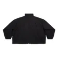 Balenciaga logo-print windbreaker jacket - Black