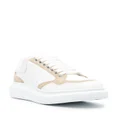 Alexander McQueen two-tone lace-up sneakers - White