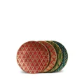 L'Objet Fortuny canape plates (set of 4) - Red