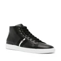 Philipp Plein skull-charm leather sneakers - Black