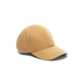 Jil Sander logo-embroidery cashmere baseball cap - Neutrals