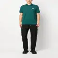 Moncler logo-embroidered cotton polo shirt - Green