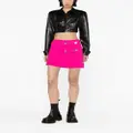 Versace low-rise buttoned skirt - Pink