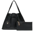 Lanvin medium Sequence leather shoulder bag - Black