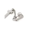 Dsquared2 cross pendant clip-on earring - Silver