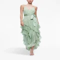 alice + olivia Emelia broderie anglaise gown - Green