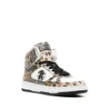Roberto Cavalli jaguar-print hi-top sneakers - Neutrals