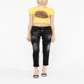Dsquared2 Cool Girl distressed slim-leg jeans - Black