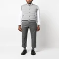 Thom Browne padded-design button-down gilet - Grey