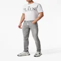 Philipp Plein logo-patch skinny jeans - Grey