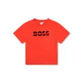 BOSS Kidswear logo-embroidered cotton T-shirt