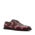 Camper Iman graphic-print brogue shoes - Red