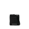Versace Jeans Couture logo-embossed messenger bag - Black