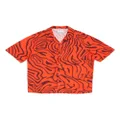 Marcelo Burlon County Of Milan Kids AOP short-sleeve shirt - Orange