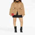 Burberry diamond-quilted belted jacket - Neutrals