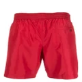 Dolce & Gabbana logo-plaque drawstring swim shorts - Red