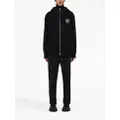 Jil Sander zip-up cashmere hooded jacket - Black