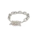Rabanne crystal-embellished necklace - Silver