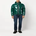 Herno polished-finish padded jacket - Green