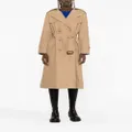 MSGM double-breasted belted trench coat - Neutrals