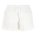 Tommy Hilfiger high-waisted drawstring linen shorts - White