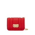Ferragamo Gancini leather mini bag - Red