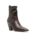 Brunello Cucinelli ankle leather boots - Brown