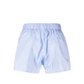 Brioni micro-check cotton boxers - Blue