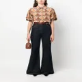 ETRO paisley-print silk shirt - Brown