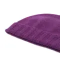 Drumohr knitted cashmere beanie - Purple