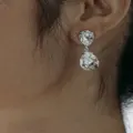 Jennifer Behr Judy crystal earring - Silver
